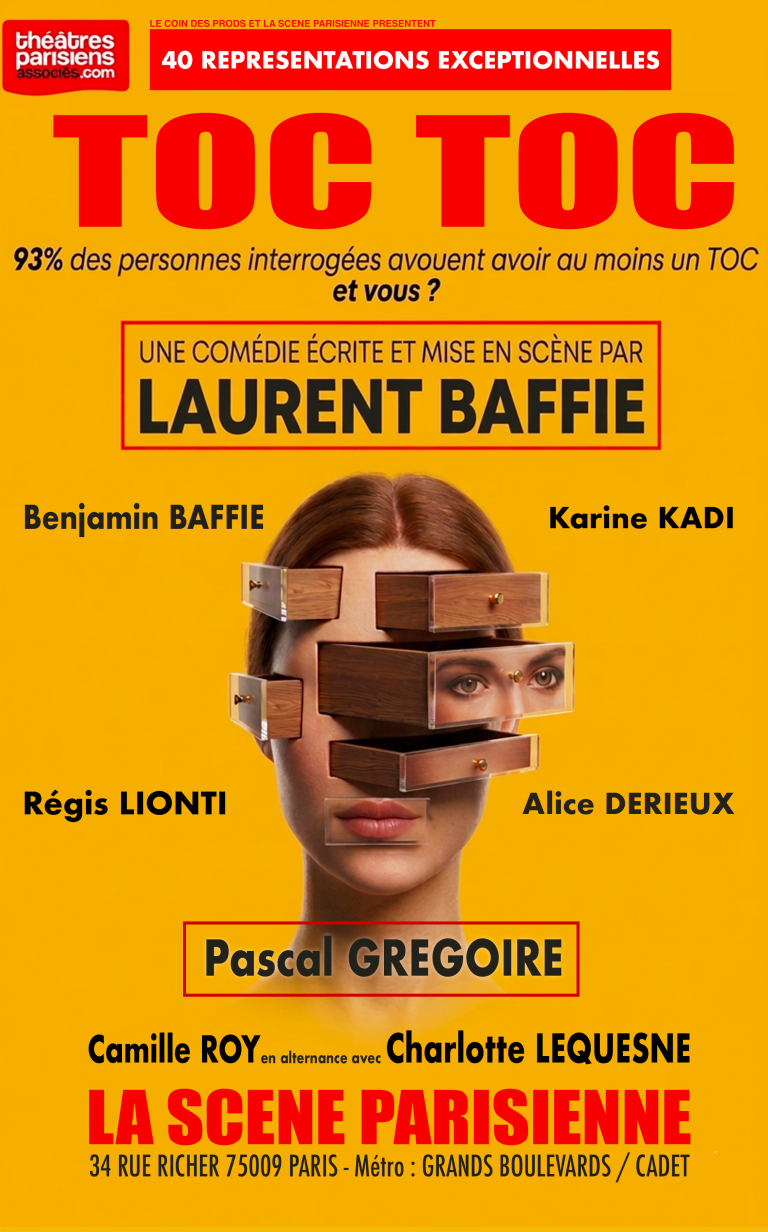 Toc Toc : le retour triomphal de la comédie culte de Laurent Baffie à Paris cet été